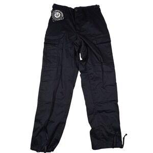Genuine Gear BDU Trouser Black Cargo Tactical Pants Mens Small Regular
